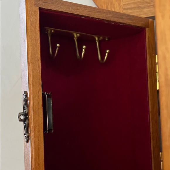 Wooden Jewelry Box with Mirror - Picture 7 of 11